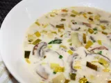 Rețetă Supa cu praz si ciuperci