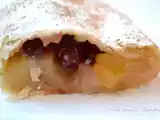 Rețetă Strudel cu mere, pere si merisoare