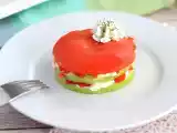 Rețetă Mille feuille somon si mar verde