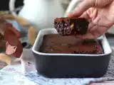 Rețetă Brownie cu ciocolată și nucă la air fryer