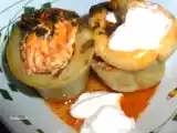 Rețetă Dovlecei si ardei umpluti cu carne de pui