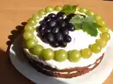 Rețetă Tort de struguri cu frisca