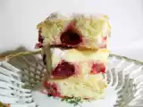 Rețetă Pandispan cu visine congelate (frozen sour cherry sponge)
