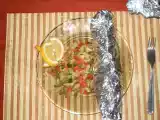 Rețetă Peste la cuptor in staniol cu legume
