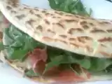 Rețetă Piadine romagnole cu prosciuto di parma si rucola