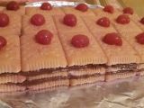 Rețetă Tort de biscuiți cu budinca de ciocolată