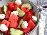 Rețetă Salata de pepene si castravete