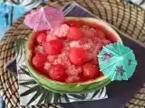 Rețetă Frosé de pepene verde: cocktail-ul cu granita si rosé, super revigorant