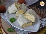 Rețetă Wrap moale și superproteic cu ou și feta