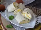 Rețetă Wrap moale și superproteic cu ou și feta