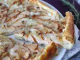 Rețetă Tartă cu pere, gorgonzola și nuci