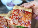 Rețetă Pizza cu brânză cottage