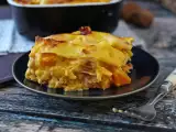 Rețetă Lasagna cu dovleac, speck și nuci cremoase și crocante