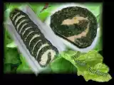 Rețetă Rulada din spanac cu crema de brinza mozzarella / spinat-biskuitrolle mit mozzarella