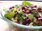 Rețetă Salata cu fasole rosie si porumb (red kidney bean&corn salad)