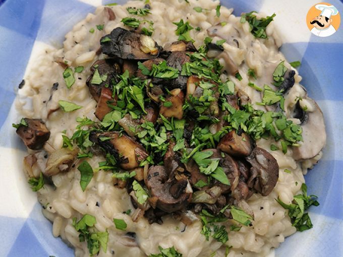 Risotto super cremos cu ciuperci