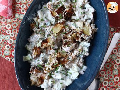 Rețetă Salată crocantă de castraveți și cartofi
