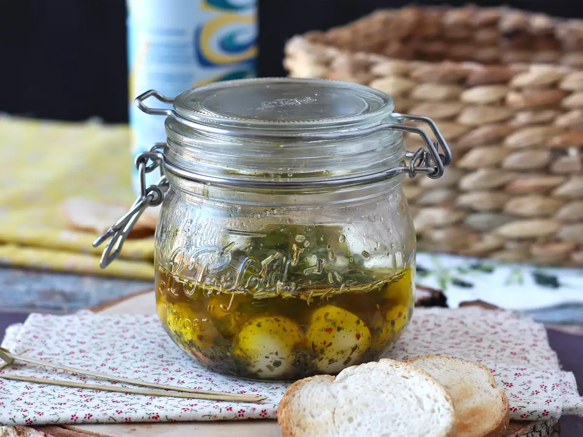 Bile de mozzarella marinate pentru aperitiv sau salată! - poza 6