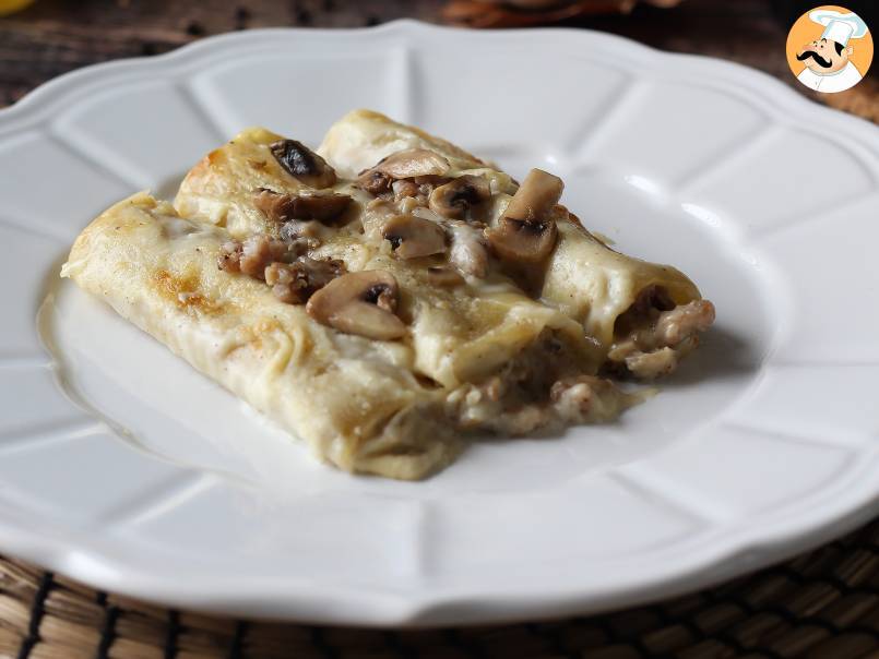 Cannelloni cu ciuperci și cârnați - poza 2