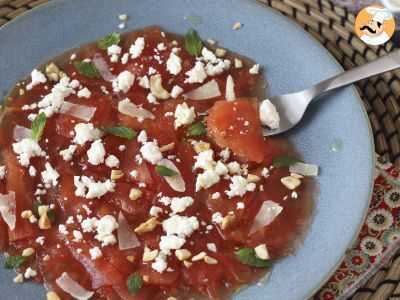 Carpaccio de pepene roșu: aperitivul răcoritor de vară - poza 4