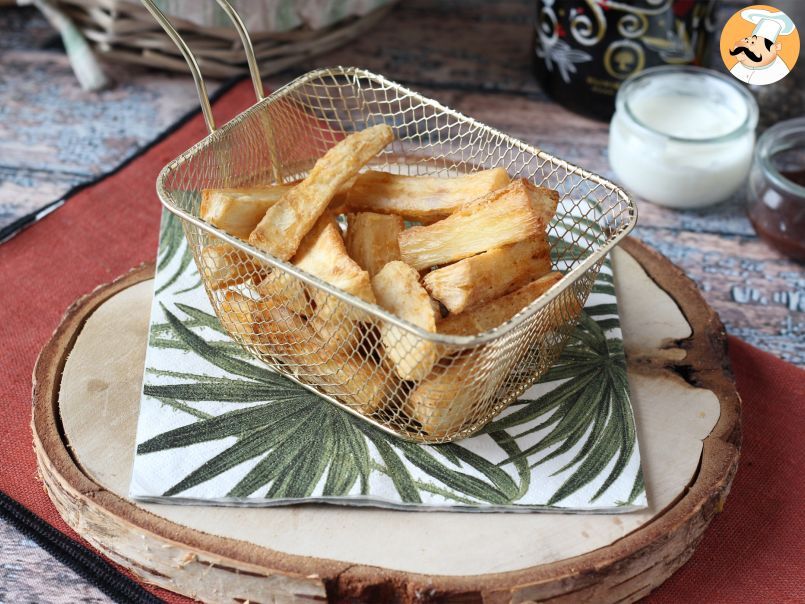 Cartofi prăjiți din manioc gătiți la Air Fryer - poza 5