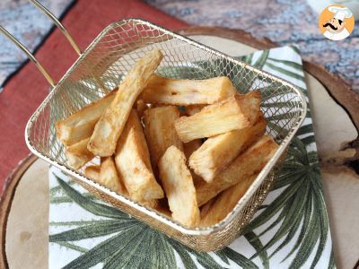 Cartofi prăjiți din manioc gătiți la Air Fryer