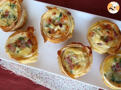 Ce să faci Quiche-uri ușoare și economice cu tortilla! - poza 4