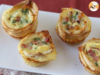 Ce să faci Quiche-uri ușoare și economice cu tortilla! - poza 6