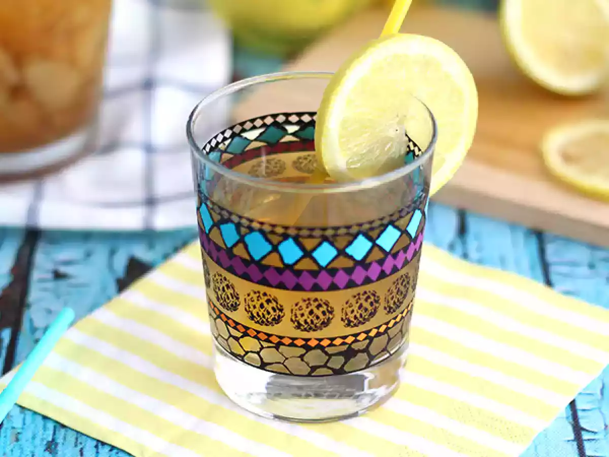 Ceai rece cu piersici - poza 2