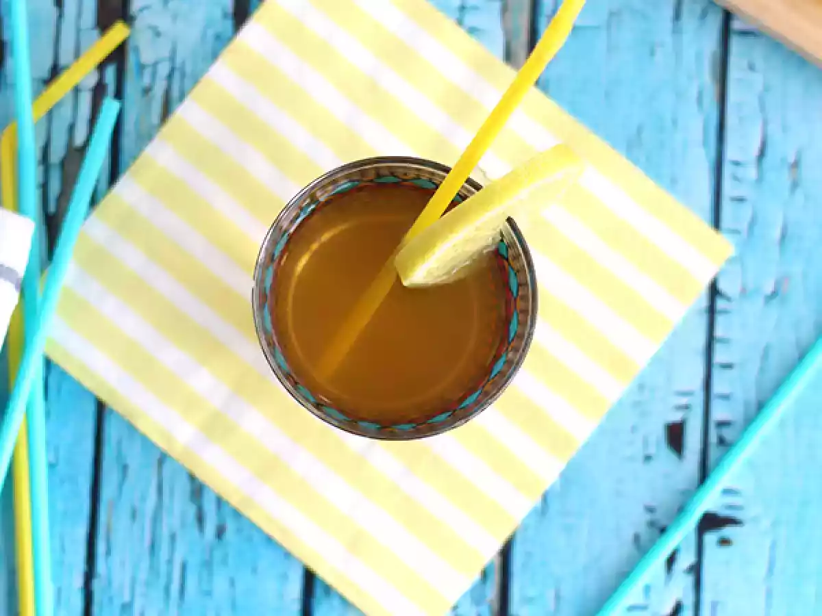 Ceai rece cu piersici - poza 3