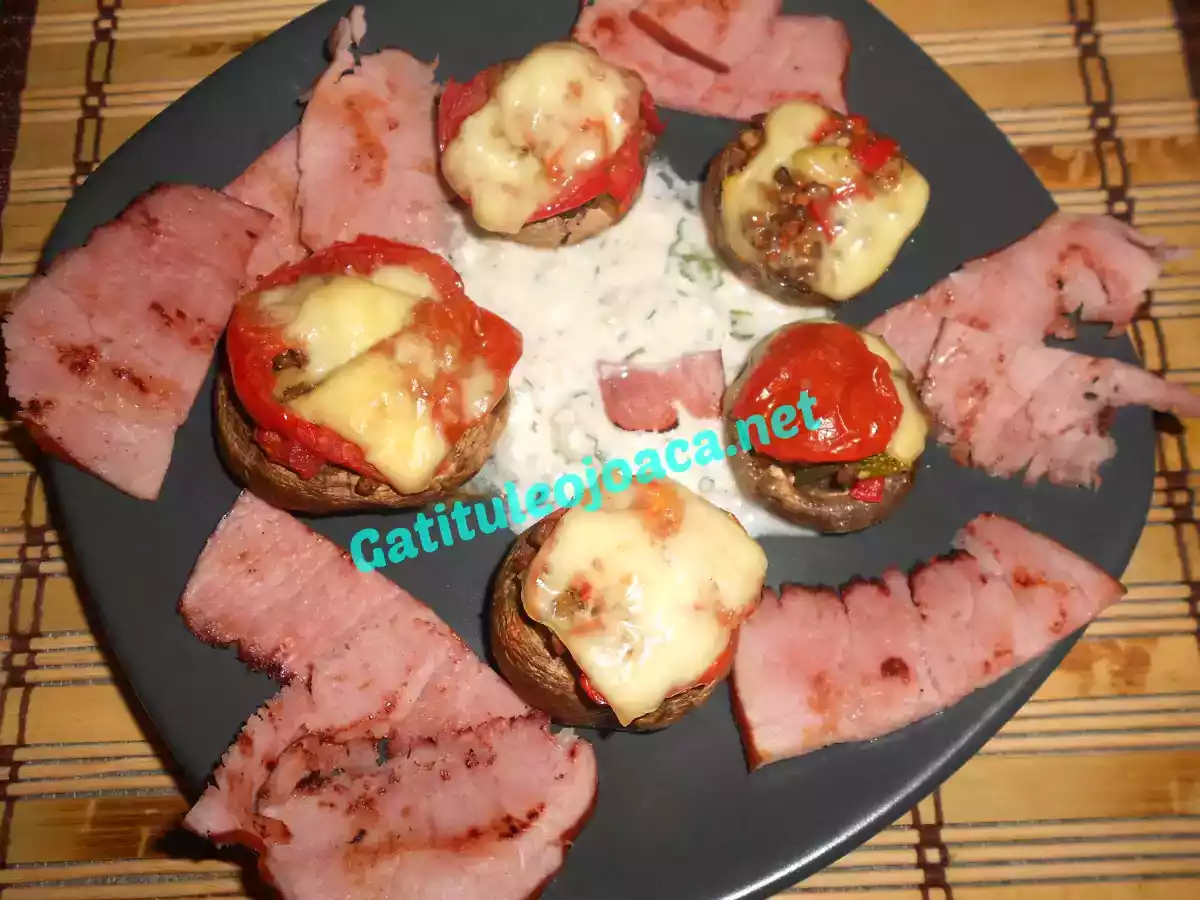 Ciuperci umplute cu dovlecel si boabe de hrisca - poza 3