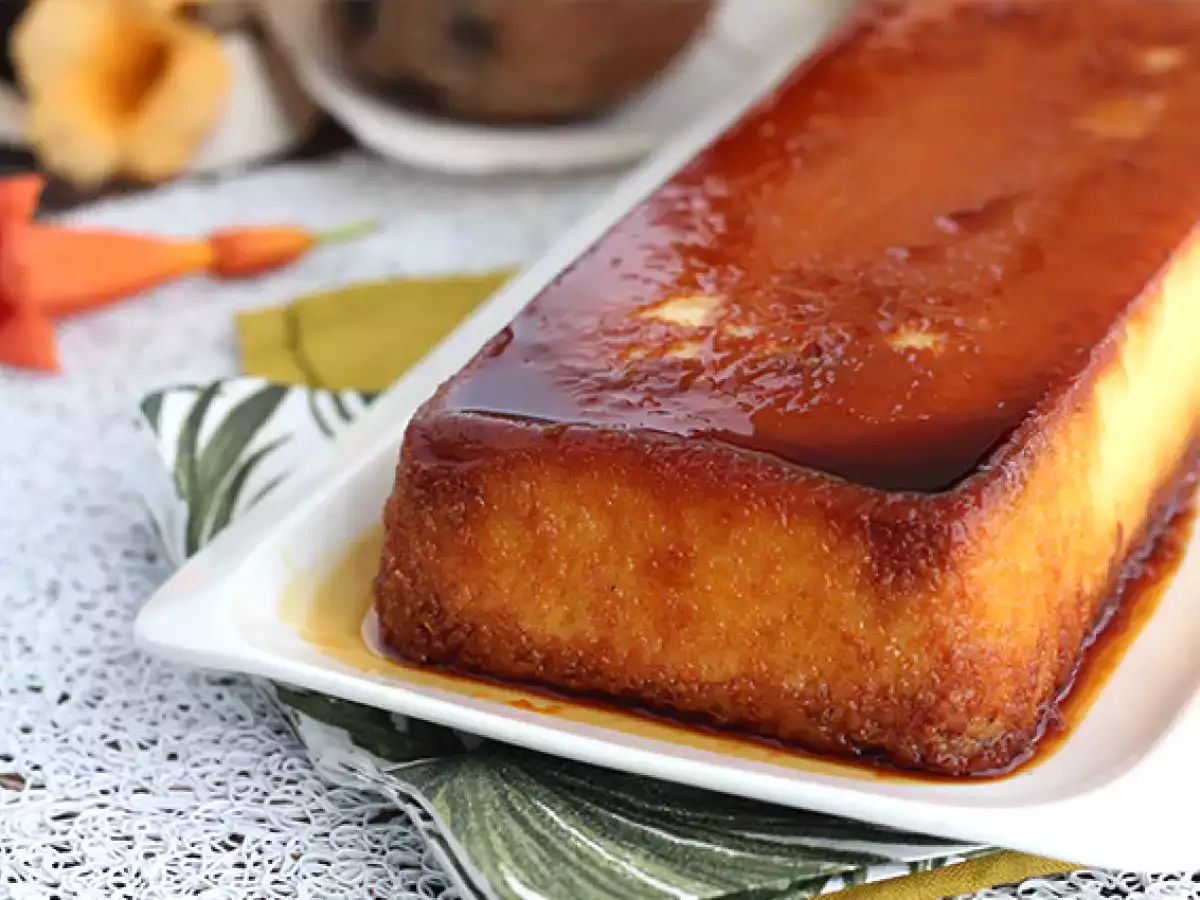 Flan cu nuca de cocos - poza 3