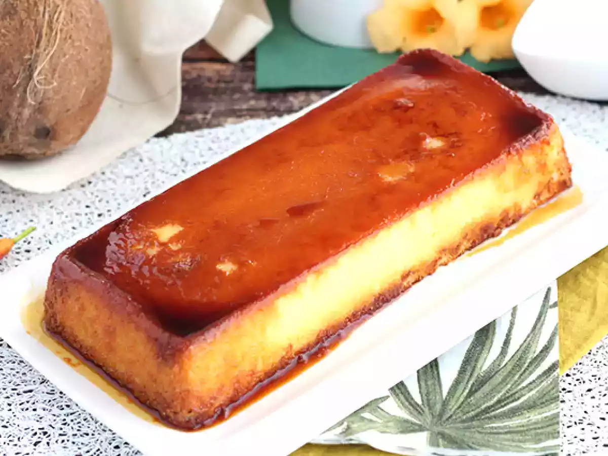 Flan cu nuca de cocos - poza 5