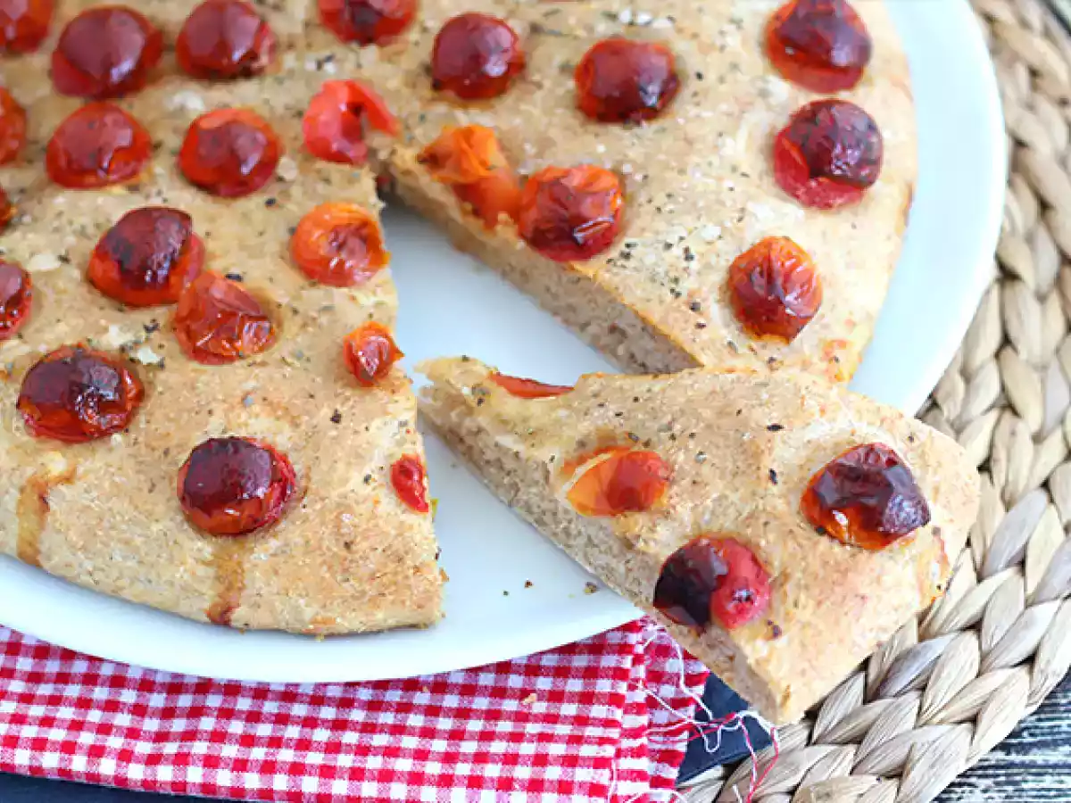Foccacia cu rosii cherry - poza 4