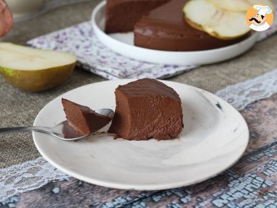 Fudge cu pere și ciocolată - desertul foarte ușor de făcut cu doar 2 ingrediente! - poza 3