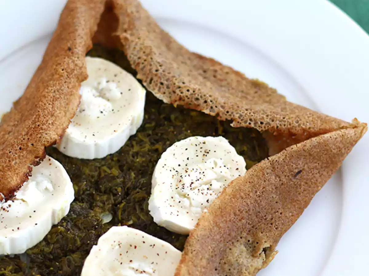 Galette cu spanac si branza de capra - poza 2