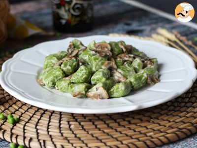 Gnocchi de mazăre cu sos de ciuperci - poza 3