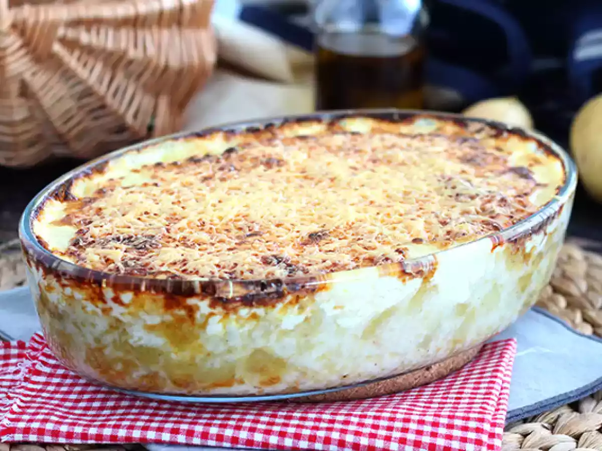 Gratin de cod si smantana