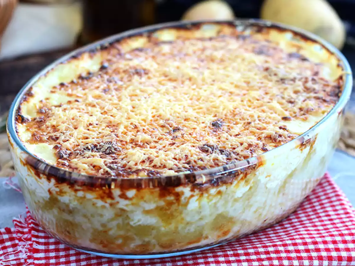 Gratin de cod si smantana - poza 6