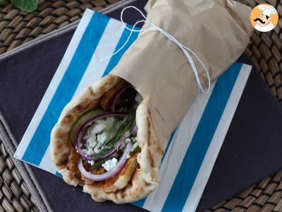 Gyros cu halloumi, o versiune vegetariană a sandwich-ului grecesc! - poza 4