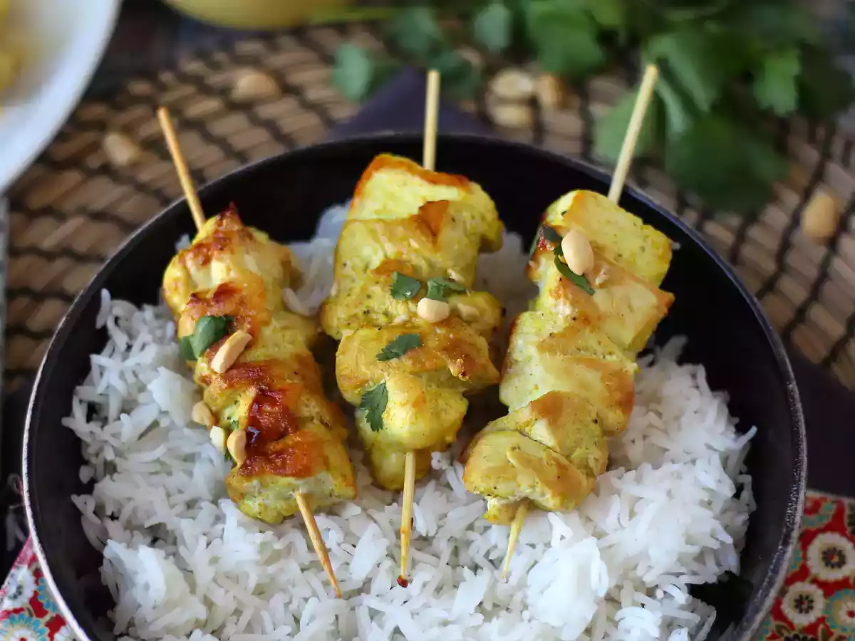 Kebab de pui cu sos satay, o călătorie culinară în Asia! - poza 5