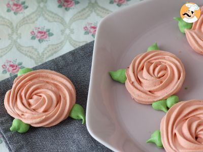 Meringues în formă de trandafiri drăguți! - poza 6