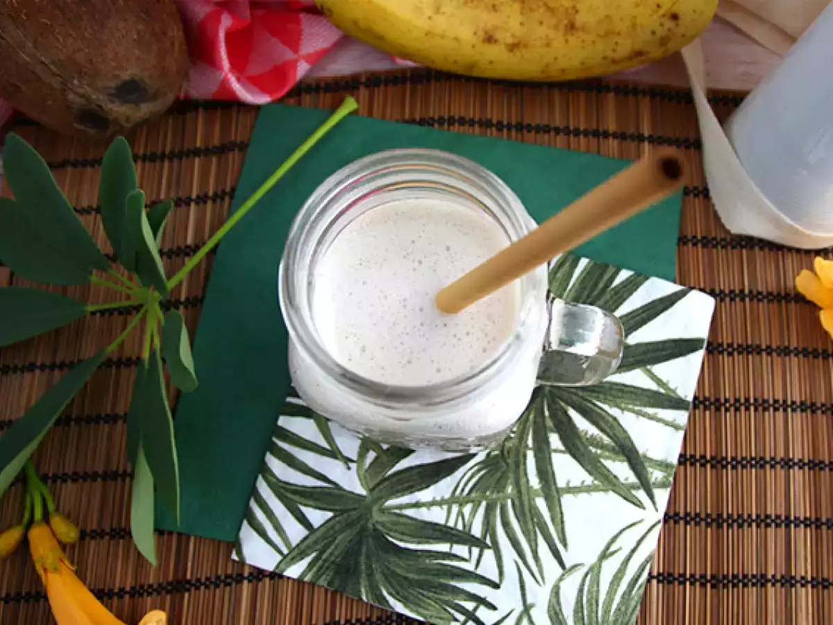 Milkshake vegan cu banana - poza 3
