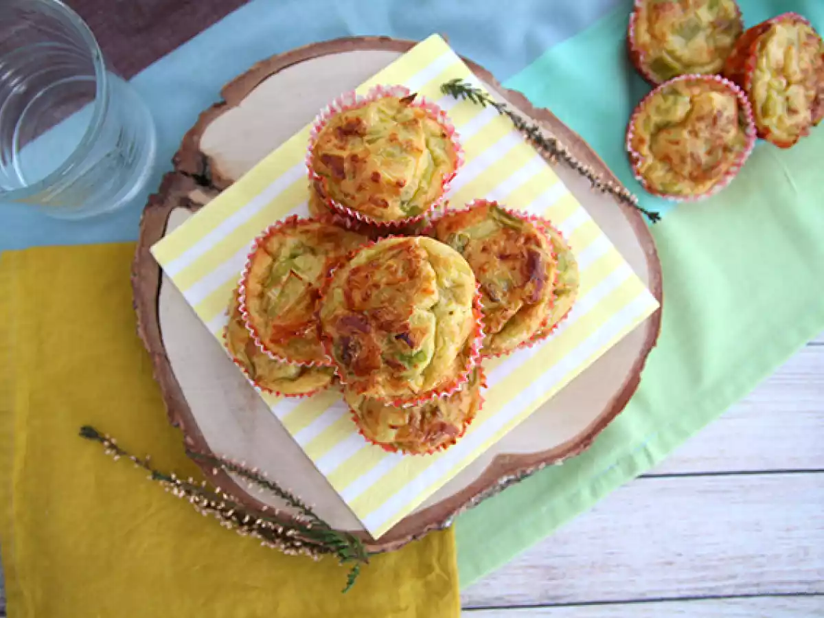 Muffins cu praz - poza 5