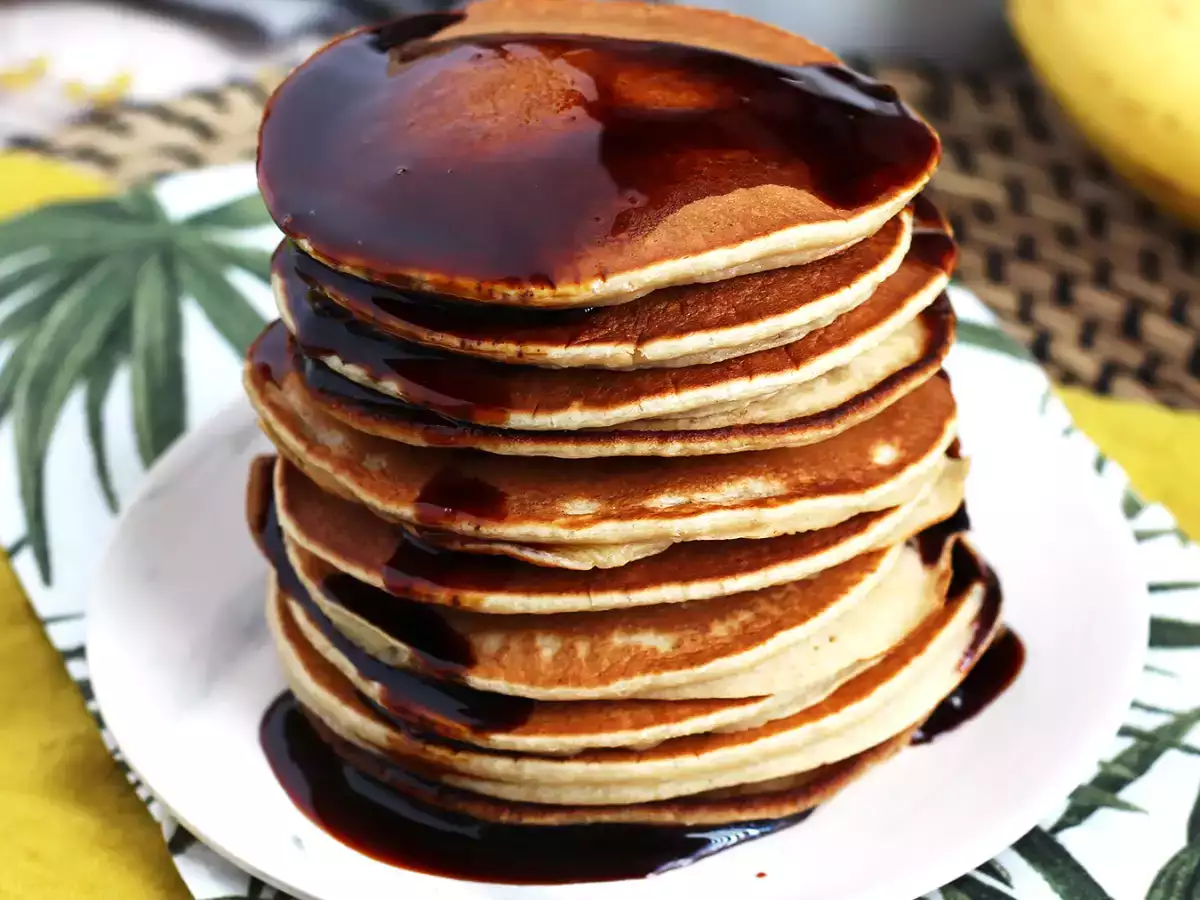 Pancakes cu banane - super simplu - poza 3