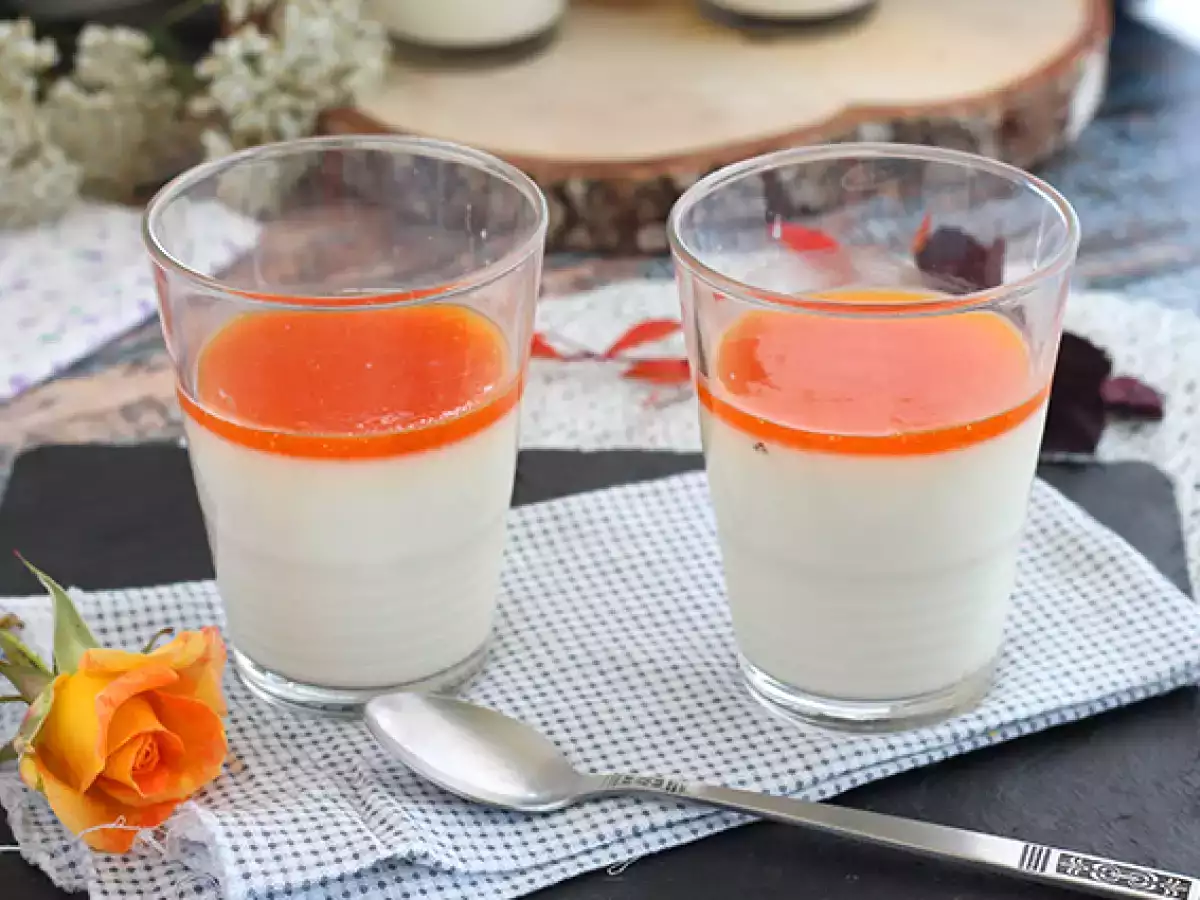 Panna cotta cu caise - poza 5