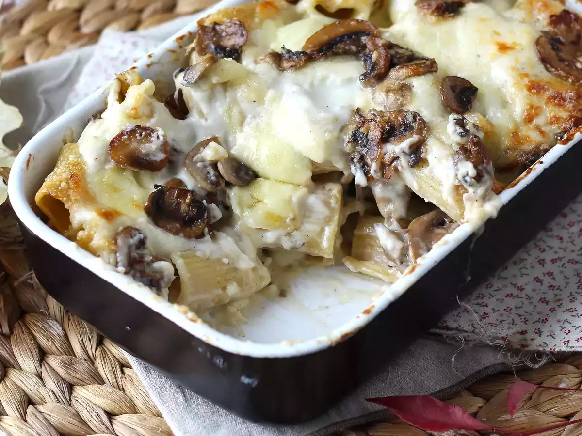 Pasta al forno ai funghi: rețeta perfectă, cremoasă, pentru toamnă - poza 3