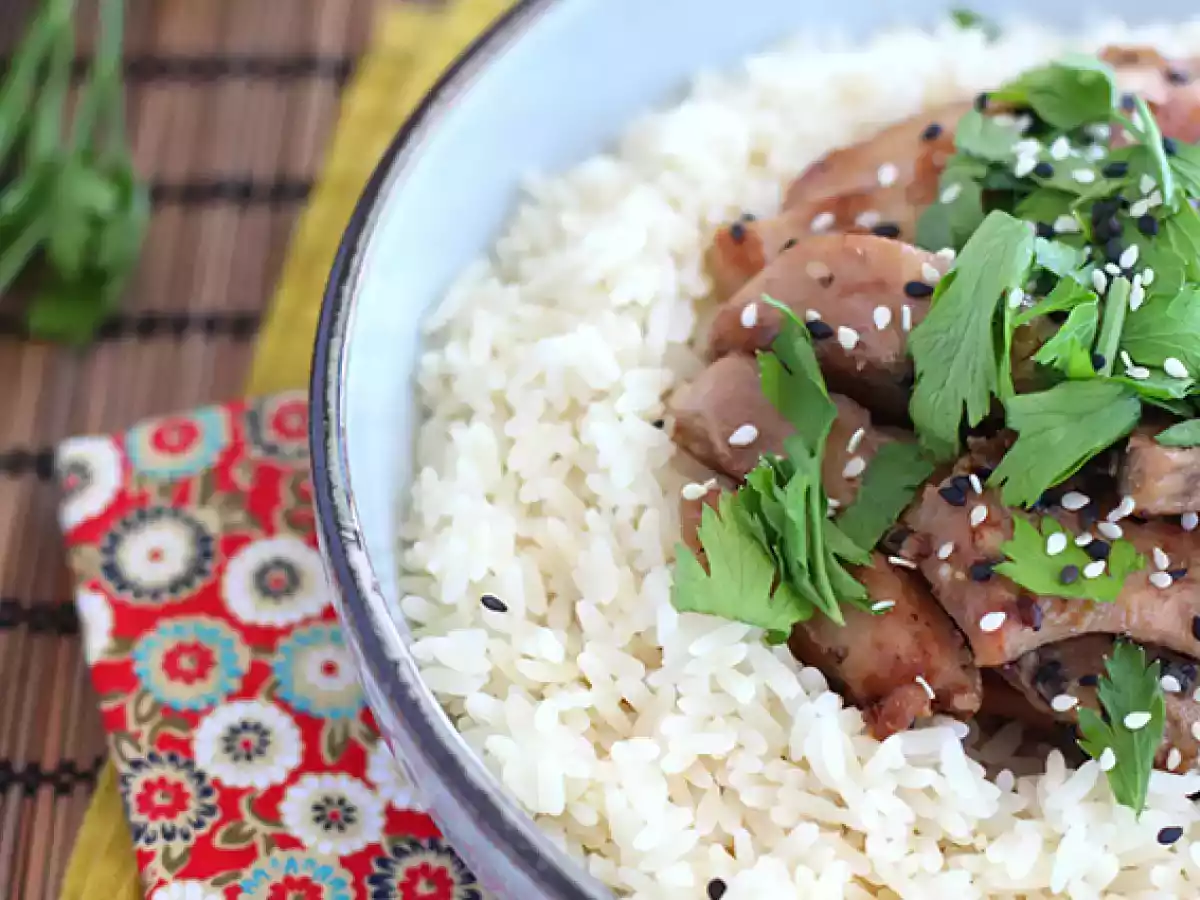 Pui cu salsa de soia si miere - poza 4