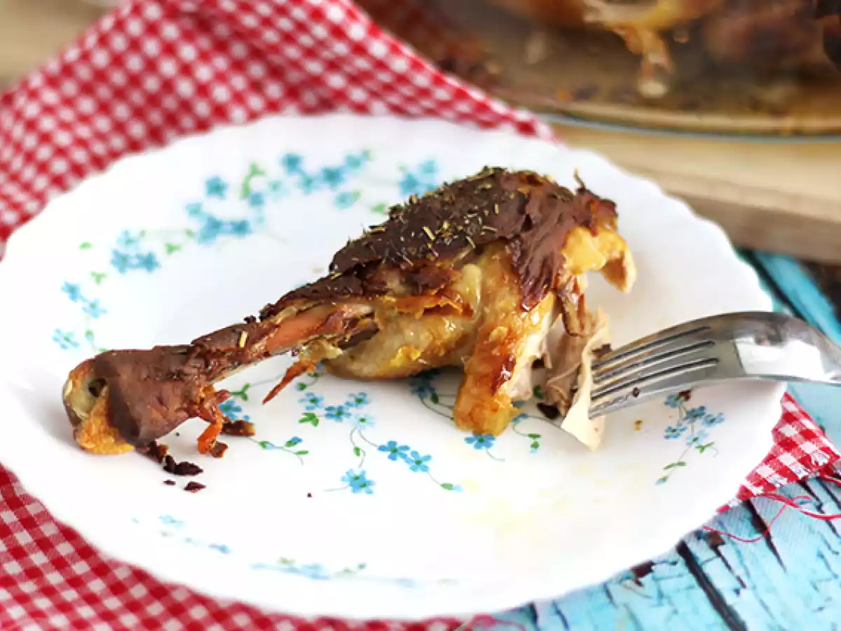 Pui in crusta de mustar si ierburi de Provence - poza 3