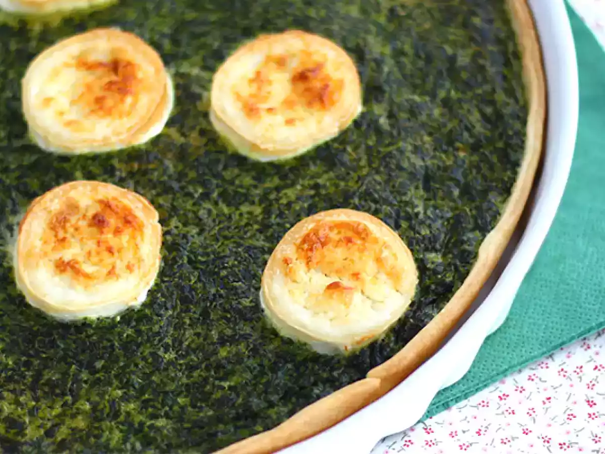 Quiche cu branza de capra si spanac - poza 3
